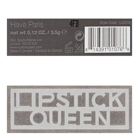 LIPSTICK QUEEN - NIB Silver Screen Lipstick in "Have Paris". Very Dark Coral - Picture 10 of 16